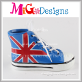 Boy Flats UK Style Classic Shoe Ceramic Coin Bank OEM